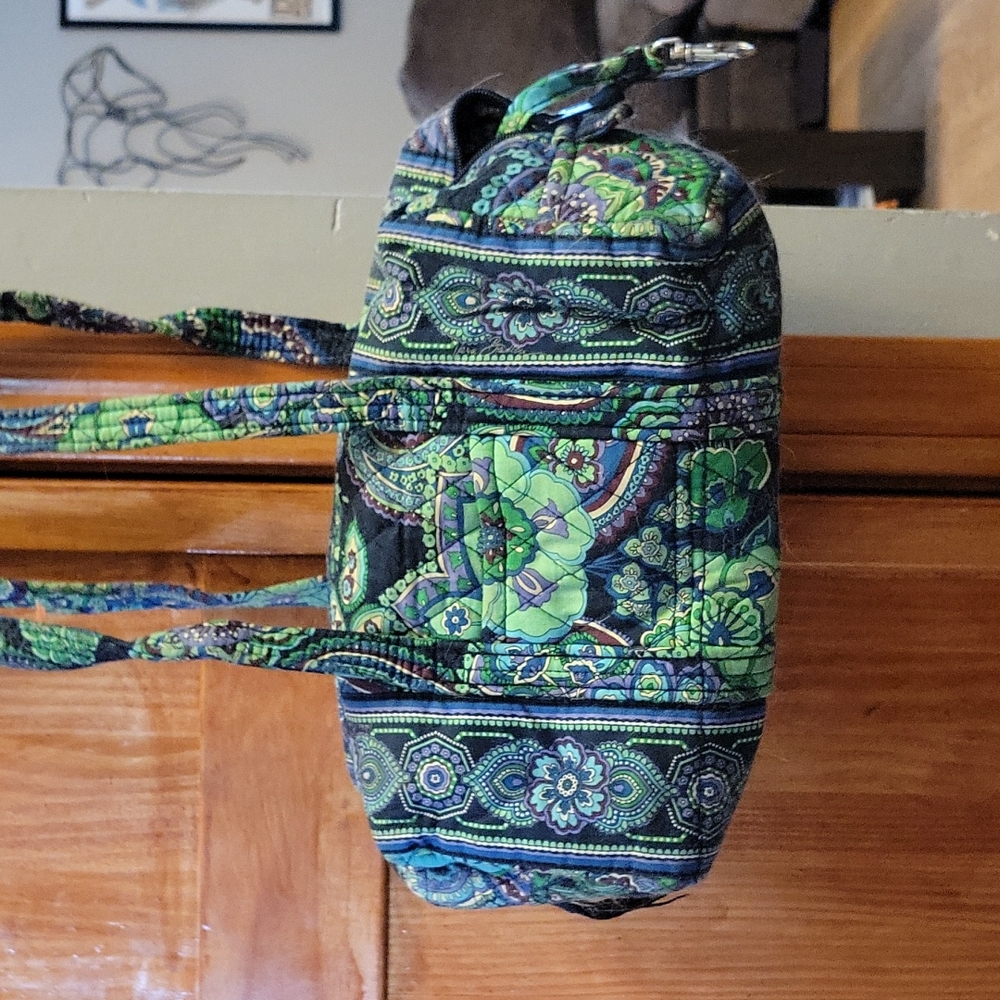 Blue and Green patterned purse